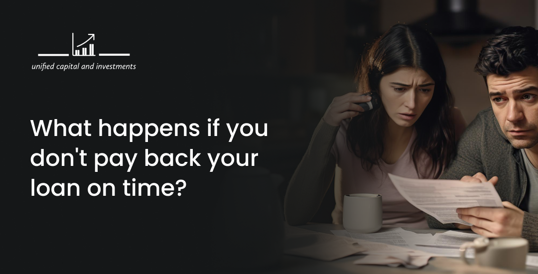 What happens if you don't pay back your loan on time?
