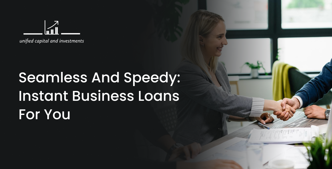 Seamless and speedy: instant business loans for you.